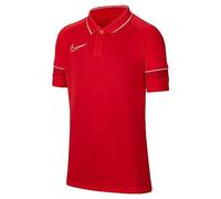 Nike Academy 21 Poloshirt Kinder - rot/weiß -122-128