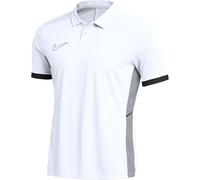 Nike Herren Dri-Fit Academy25 Ss Polo T-Shirt, White/Black/Wolf Grey/Black, M