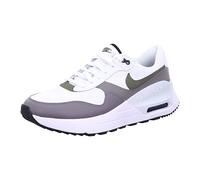 NIKE Herren Freizeitschuhe AIR MAX SYSTM WHITE/MEDIUM OLIVE-BLACK-FLAT - Gr. - 44.5