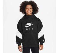 Nike Kinder Kapuzenpullover Air Big Kids Fleece HF8812-010 137-147 Black/White/White
