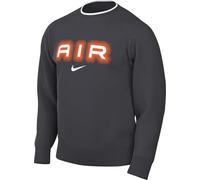 Nike Air Fleece-Sweatshirt Mit Rundhalsausschnitt Für Herren, Anthracite/Safety Orange, HM0177-061, L
