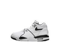 Nike AIR Flight 89 (GS) Unisex-Kinder Schnürschuhe, Weiß/Schwarz/Wollgrau, 39 EU