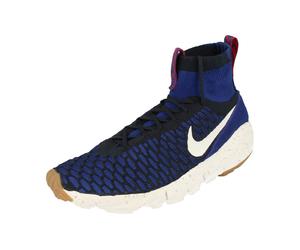 Nike Air Footscape Magista Flyknit Herren Blau Turnschuhe EU 42,5 / UK 8,5