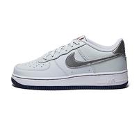 Nike Air Force 1 (GS), niedrige Turnschuhe für Kinder und Jugendliche, Pure Platinum Metallic Silver 004, 38 EU