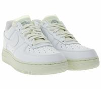 NIKE Air Force 1 LO PRM Unisex Sneaker Echtleder Turnschuhe mit Air-Dämpfung Low-Top Sneaker DN5463 100 Weiß 40 1/2