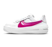 NIKE Air Force 1 PLT.AF.ORM Damen-Sneaker, modische Schuhe FJ2986 (Weiß/Fireberry/Fierce Pink 100), Größe 38