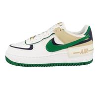 Nike Air Force 1 Shadow Sportschuhe EU 38 White / Midnight Navy / Malachite