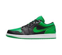 Nike - Air Jordan 1 Low - 553558065 - Farbe: Schwarz-Grün - Größe: 44 EU