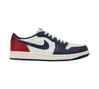 Nike Air Jordan 1 Low Herren Schuhe, Weiss/opulenter Garten, 42.5 EU