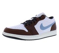 Air Jordan 1 Low Se Herren, Weiß/Blau, Grau, Schwarz, Segel, 41 EU