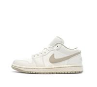 NIKE Air Jordan 1 Low Sneaker Ecru/Braun Unisex, gebrochenes weiß, 40 EU