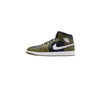 Nike Air Jordan 1 Mid Basketballschuhe für Herren, Schwarz, 7.5 UK (8.5 US)
