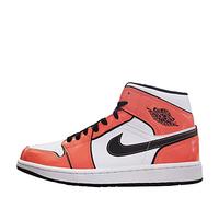 Nike Air Jordan 1 Mid DD6834-802 Herren-Sportschuhe, Orange/Schwarz-Weiß (Turf Orange/Black White)., Rasen orange/schwarz-weiß, 44.5 EU