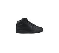 Nike Air Jordan 1 Mid (GS), Fitnessschuhe für Kinder, Schwarz, 36.5 EU