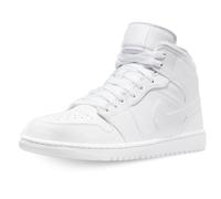 NIKE Air Jordan 1 Mid Herren Hi Top Basketball Trainers 554724 Sneakers Schuhe (UK 6 US 7 EU 40, White White White 136)