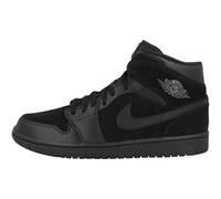 Nike Air Jordan 1 Mid Herren-Sneaker 554724, Schwarz / Schwarz 093, Schwarz/Schwarz, 12
