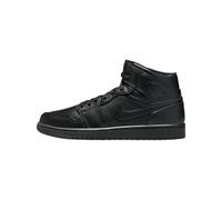 NIKE Air Jordan 1 Mid Herren Sneaker Sneaker Basketball Mode Leder Schuhe, Schwarz , 41 EU