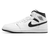 Air Jordan 1 MID Weiss/Schwarz 45