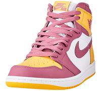 Nike Air Jordan 1 Mid, Herren-Turnschuhe, Gold Universität Hellbordeaux, 43 EU