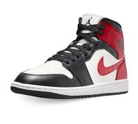 Nike Damen Air Jordan 1 Mid Sneaker, Sail Gym Red Off Noir White, 8.5