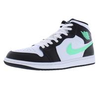 Nike Air Jordan 1 Mid (weiß / schwarz / türkis) 44