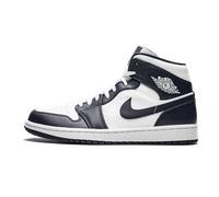 Air Jordan 1 Mid White Metallic Gold Obsidian EU:42.5