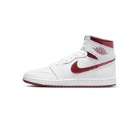 NIKE Air Jordan 1 Retro Hi '85 Herren Sneaker Sneaker, White Team Red, 45.5 EU
