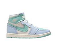 Nike - "Air Jordan 1" Sneaker für Damen, Leder, Hoch geschnitten (Hellblau) EU 37,5 / UK 4,5