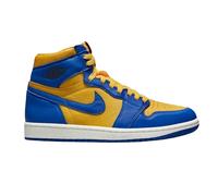 Nike - "Air Jordan 1" Sneaker für Herren/Damen Unisex, Leder, Hoch geschnitten (Gelb/Blau) EU 36,5 / UK 3,5