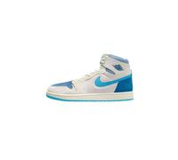 Nike Air Jordan 1 Zoom CMFT 2 Herren-Sneaker, Sail/Blue Grey/Light Silver/Dark Powder Blue, 46 EU