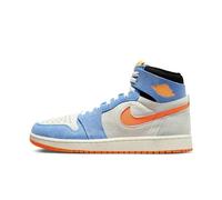 Nike Air Jordan 1 Zoom CMFT 2 Herren-Sneaker, Sail/Royal Pulse/Light Silver/Alpha Orange, 45 EU