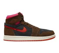 Nike - "Air Jordan 2 Zoom Air Comfort 2" Sneaker für Herren/Damen Unisex, Wildleder (Braun/Schwarz/Pink) EU 36 / UK 3