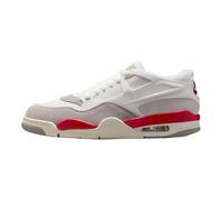 NIKE Air Jordan 4 RM Herren Sneaker Sneaker Basketball Mode Leder Schuhe, Sail Fire Red College Grey Coconut Milk, 42.5 EU