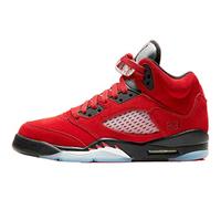 Nike Air Jordan 5 Retro-Laufschuh für Herren, Weiss/opulenter Garten, 44.5 EU