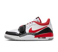 NIKE Air Jordan Legacy 312 "Chicago" Herren Sneaker CD7069 (Weiß/Schwarz/Wolf Grey/Fire Red 160), Weiß Schwarz Wolf Grau Feuerrot, 45.5 EU