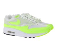 NIKE Air Max 1 Damen Sneaker Turnschuhe mit Air Max-Dämpfung Low-Top Schuhe DZ2628 100 Weiß/Gelb 38