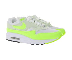 NIKE Air Max 1 Damen Sneaker Turnschuhe mit Air Max-Dämpfung Low-Top Schuhe DZ2628 100 Weiß/Gelb 36 1/2