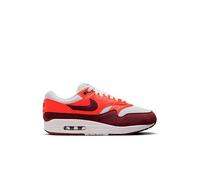 Nike Air Max 1 Herren Sneaker Sneaker, Summit White Burgundy Crush, 45 EU