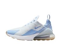 Nike Air Max 270 Damenschuhe (weiß/blau getönt/gum hellbraun/Aluminium)