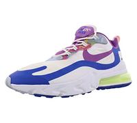 Nike Air Max 270 React Easter Herren Running Trainers CW0630 Sneakers Schuhe (UK 7 US 8 EU 41, White Purple Nebula 100)
