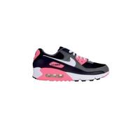 NIKE Air Max 90 Herren Sneaker, Schwarz Weiß Eisen Grau Sunset Pulse, 44.5 EU