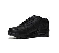 Nike AIR MAX 90 LTR (GS) Sneaker, Black/Black-Black-White, 39 EU
