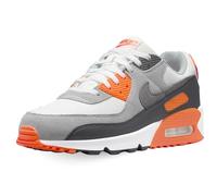 Nike Air Max 90 LTR, Herren-Sneaker, Orange Weiß Grau, 42 EU