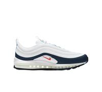 NIKE Air Max 97 DM2824-100 Herren Sneaker, Weiß/Chile Red/Dunkelblau, Schnürung, Lifestyle Sportschuhe, Größe 41