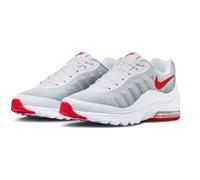 Sneaker NIKE SPORTSWEAR "Air Max Invigor", Herren, Gr. 45,5, weiß, university rot, wolf grau, Synthetik, Textil, Schuhe Sneaker (46530729-45,5) weiß, university rot, wolf grau
