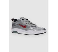 Nike Air Max Ishod PRM Skateschuhe metallic silv / varsity red Herren Gr. 10.0