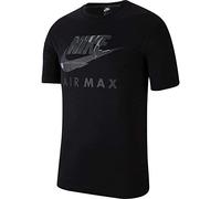 Nike Air Max kurzärmliges Herren-T-Shirt Gr. XL, Schwarz