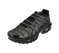 Nike Air Max Plus Lace FLH Damen Trainers FZ2770 Sneakers Schuhe (UK 6 US 8.5 EU 40, Black Dark Grey Salsa red 001)