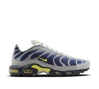 Nike Air Max Plus "Metallic Silver" - Size: 40 Metallic Silver / Opti Yellow - Obsidian