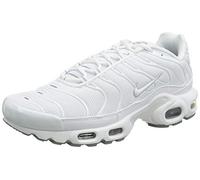 Nike Air Max Plus Sportschuhe für Herren, Weiß/Schwarz/Grau (White White Black Cool Grey), 46 EU